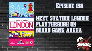 Next Station London Playthrough on Board Game Arena