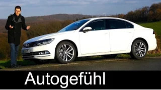New Volkswagen VW Passat B8 FULL REVIEW test driven neu 2016 1.8 l 180 hp DSG Magotan