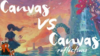 Canvas vs Canvas Reflections Expansion | Canvas Reflections Review | Board Game Comparison