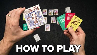 Finger Crane Game Championship card game rules teach