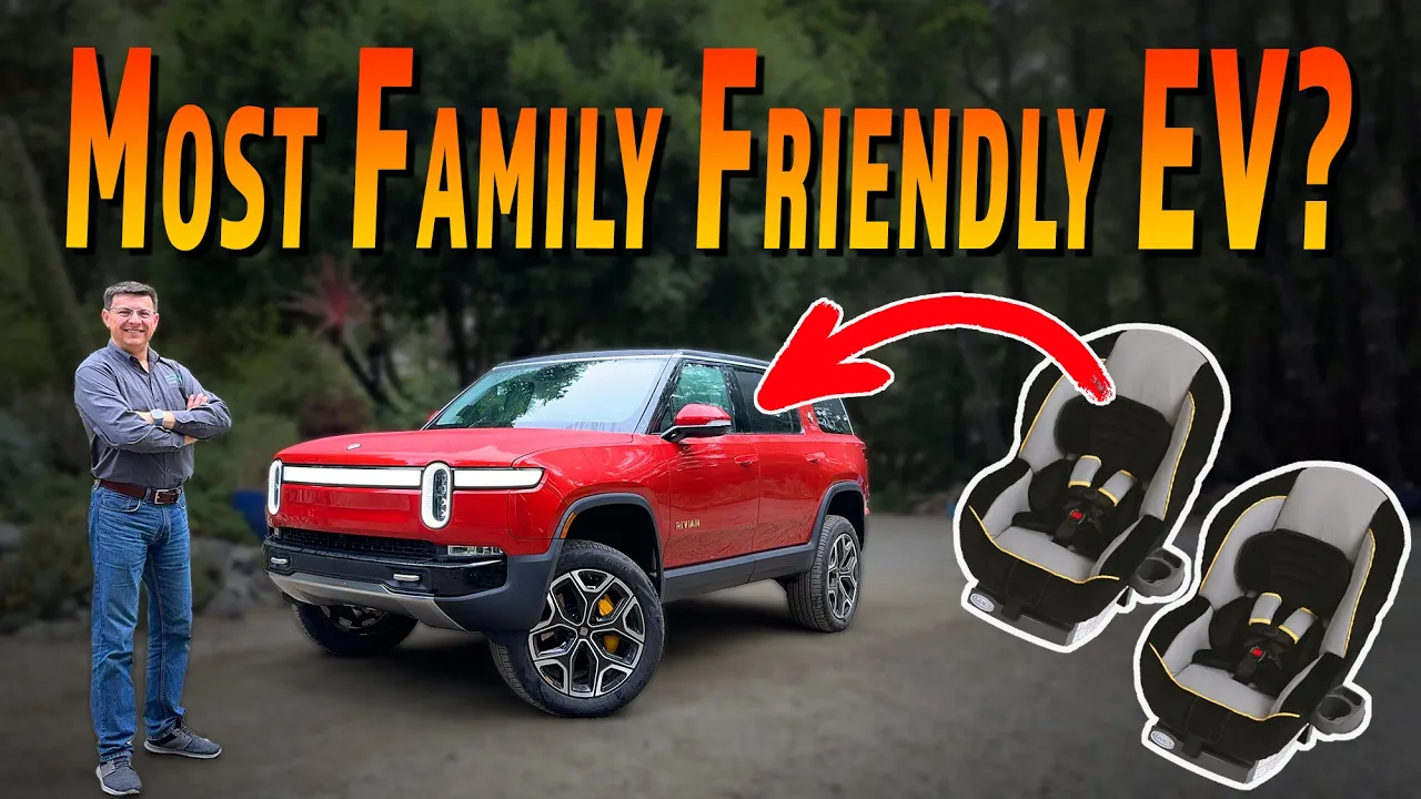 Rivian R1S Child Seat Review | This Is The Electric 3-Row Family Hauler You've Been Waiting For