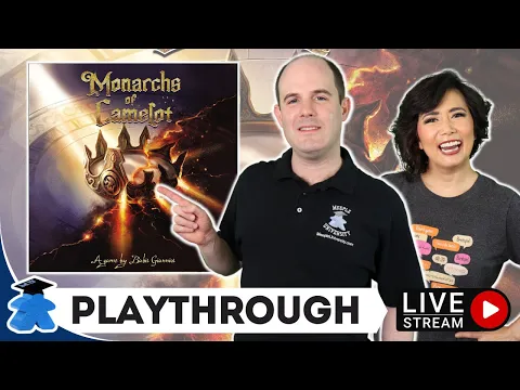 Monarchs of Camelot - Live Playthrough Board Game and Giveaway