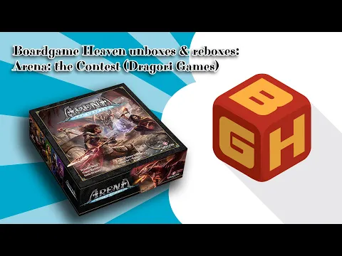 Boardgame Heaven Unboxing (and Reboxing) 75: Arena: the Contest (Dragori Games)