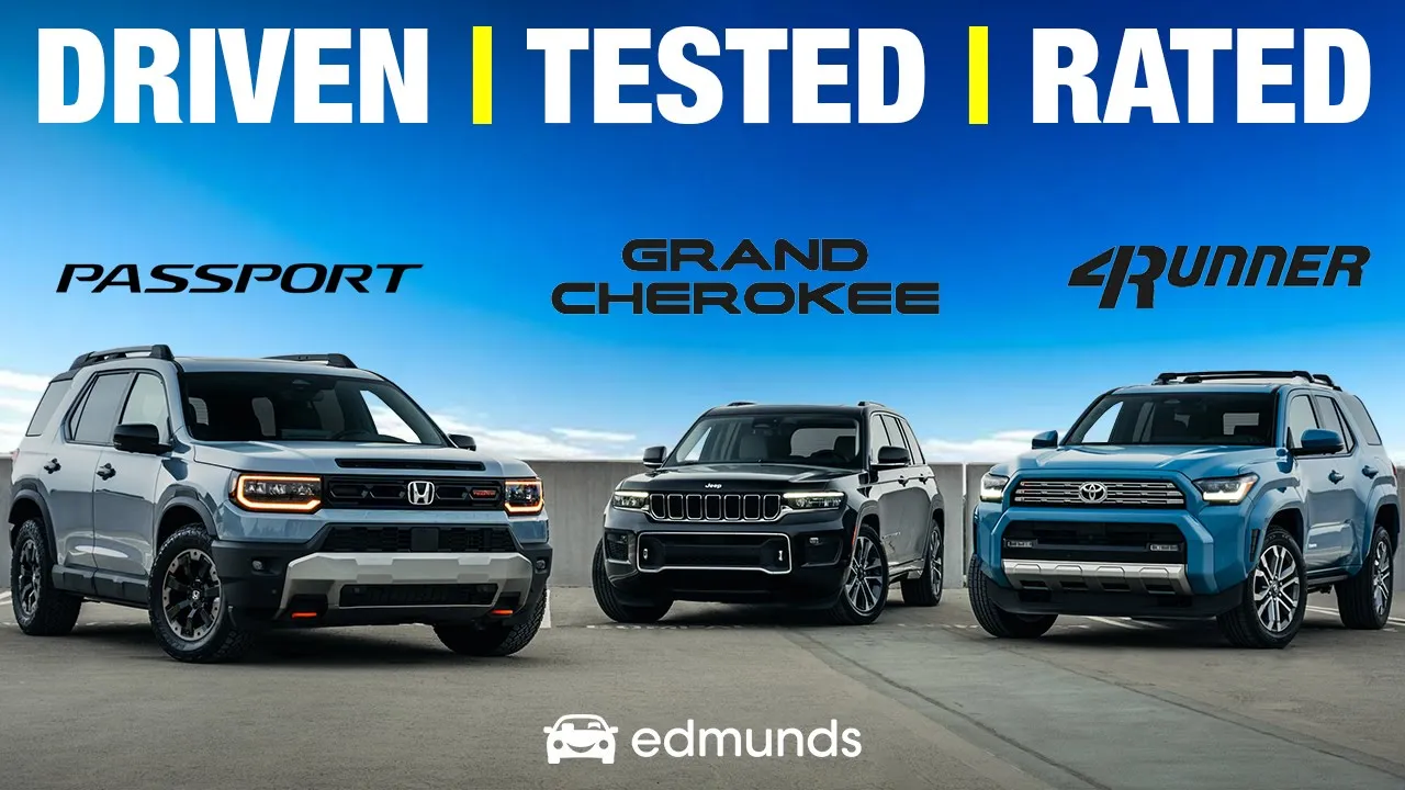 Honda Passport vs. Toyota 4Runner vs. Jeep Grand Cherokee: The Rugged Midsize SUV Comparison Test