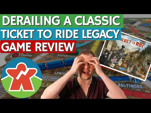 Ticket To Ride Legacy - Board Game Spoiler Free Review - Derailing A Classic