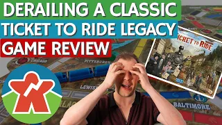 Ticket To Ride Legacy - Board Game Spoiler Free Review - Derailing A Classic