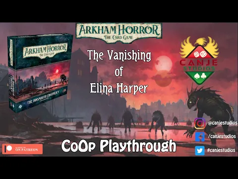 Canje Plays Arkham Horror LCG - Innsmouth Conspiracy CoOp Ep. 2 - TTS