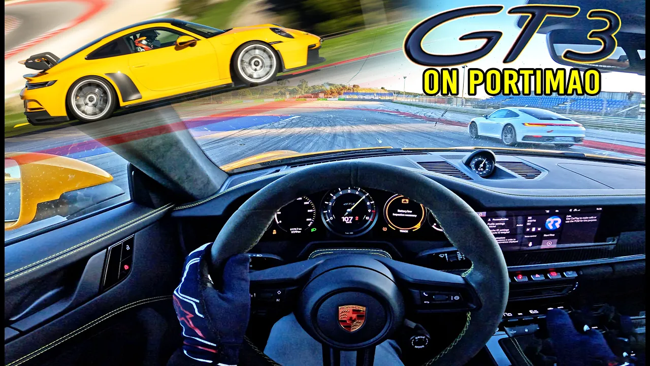 PORSCHE 992 GT3 *MANUAL* // REVIEW on PORTIMAO