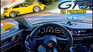 PORSCHE 992 GT3 *MANUAL* // REVIEW on PORTIMAO