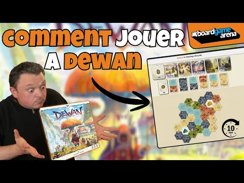 DEWAN: Comment jouer? Règles en 9 minutes ! (Tuto BGA)
