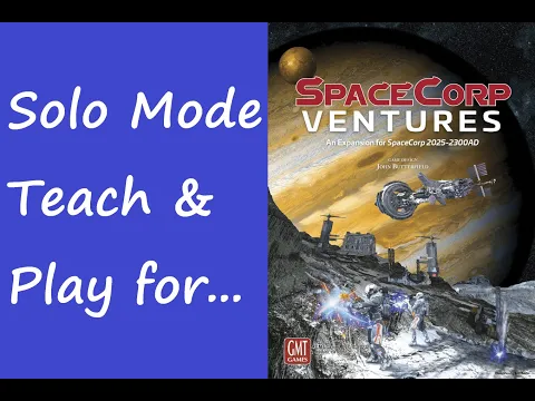 How to play SpaceCorp in Solo Mode?