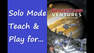 How to play SpaceCorp in Solo Mode?