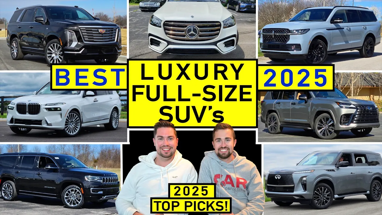 BEST Large Luxury SUVs for 2025 -- Our TOP PICKS After Reviewing ALL of Them!