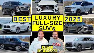 BEST Large Luxury SUVs for 2025 -- Our TOP PICKS After Reviewing ALL of Them!