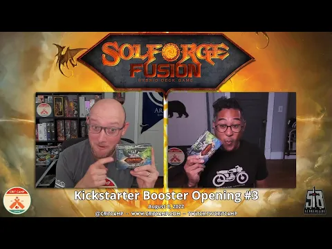Solforge Fusion Kickstarter Booster Opening #3! - Crit Camp