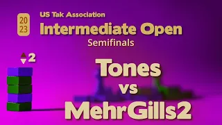 Tones vs MehrGills2 - 2023 Intermediate Tak Open Semifinals G2 - Live Commentary