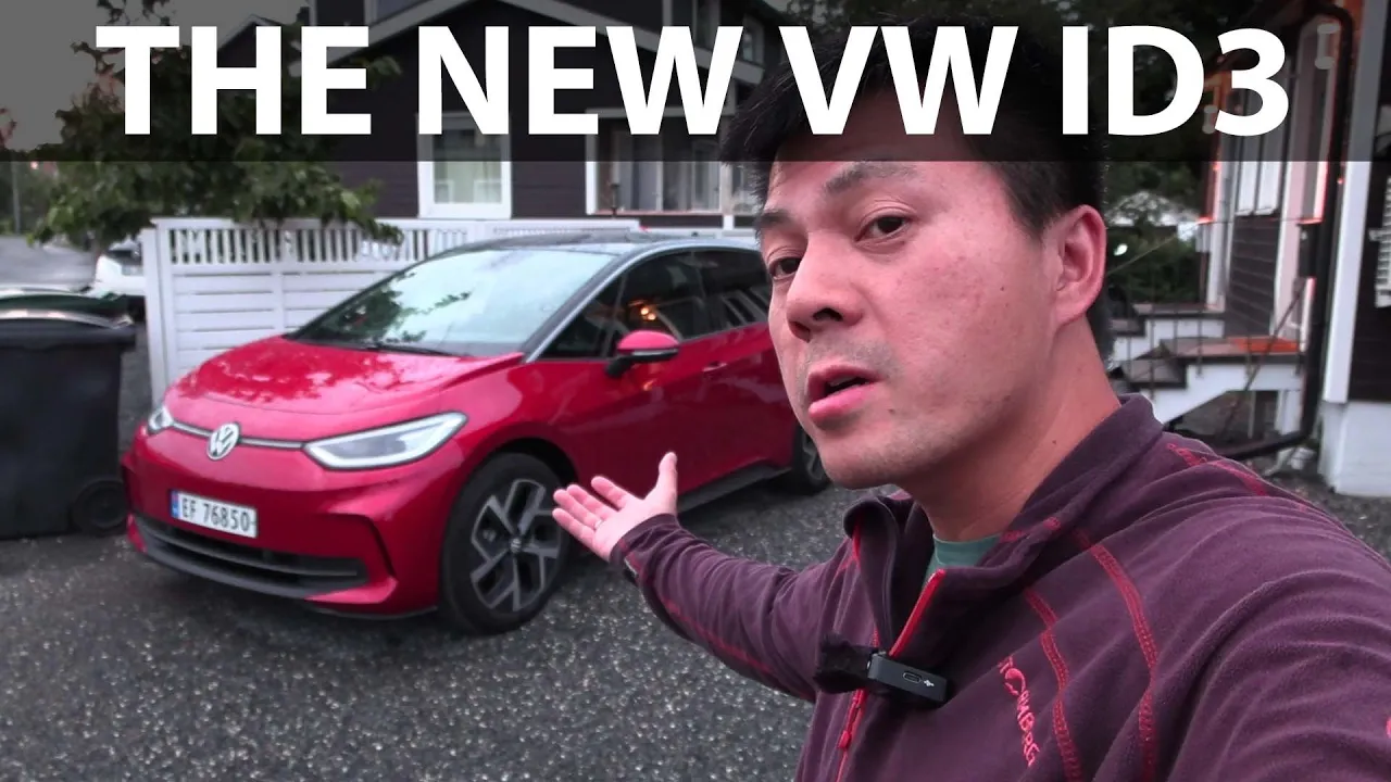 VW ID3 62 kWh facelift acceleration, braking and noise test