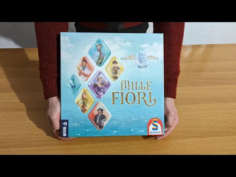 Unboxing di Mille Fiori - il gioco da tavolo