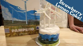 Wind Art Cake from Pampero | Board Game Bakes