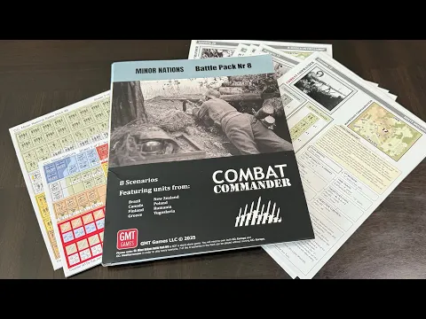 Combat Commander: Battle Pack #8 – Minor Nations (GMT) - Unbag & My First Look