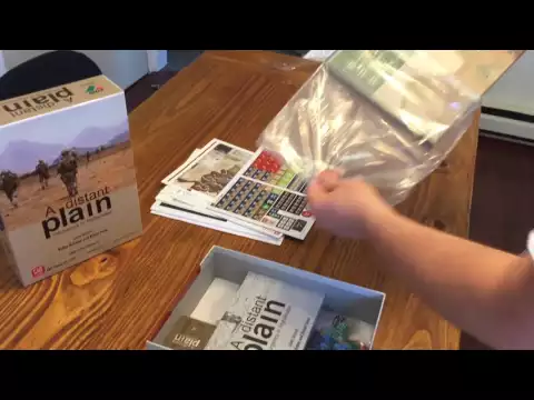 GMT's A Distant Plain Unboxing - The Players' Aid