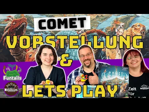 COMET Spielvorstellung & Brettspiel Lets Play - SPIEL23 Neuheit von Funtails