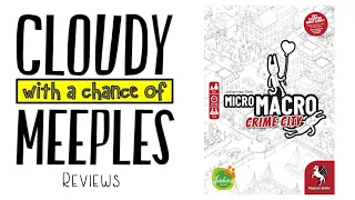 MicroMacro: Crime City Review - Cloudy with a Chance of Meeples