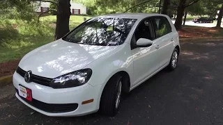 2010 Volkswagen Golf 4-Door Walkaround, Start Up, Exhaust, Test Drive