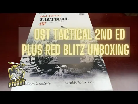 Old School Tactical 2nd Edition -- (Flying Pig Games) Unboxing