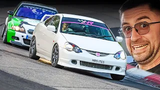 SKETCHY CHASE LAP K24 DC5 x E46 M3! // Nürburgring