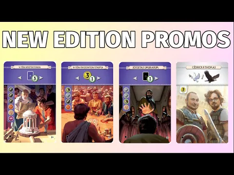 7 Wonders - New Edition Promo Cards - Promos Review