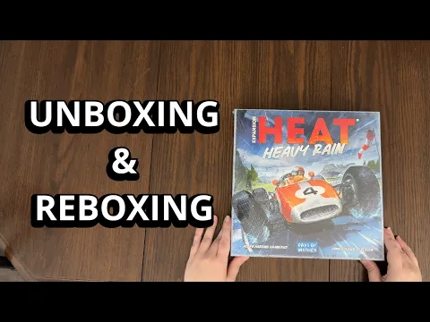 Heat: Heavy Rain Expansion - Board Game Unboxing & Reboxing - What's in the Box?