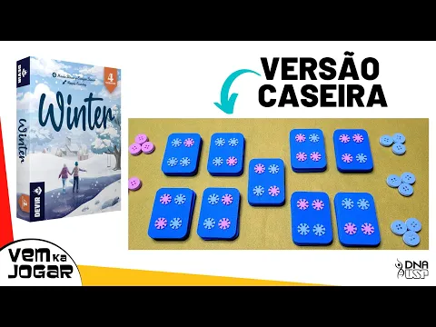 Jogo Winter em minha versão caseira feita com eva