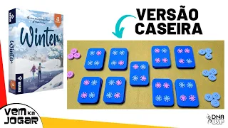 Jogo Winter em minha versão caseira feita com eva