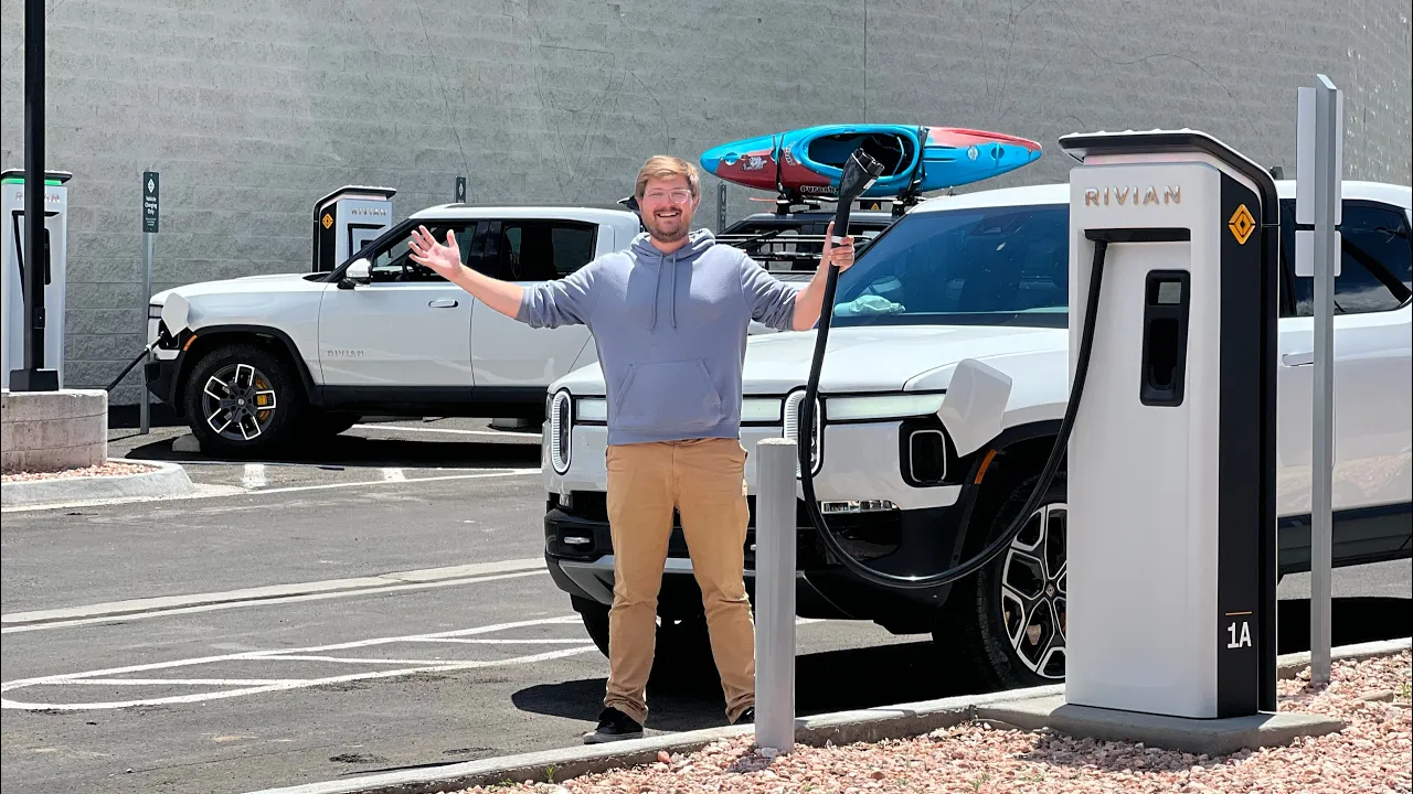 Rivian's Adventure DC Fast Charging Network Launches! Join Me As The First To Charge On The "RAN"