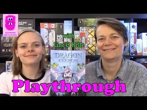 Dragon Keepers, Playthrough & First Impression (In English, board game, family game, cooperative)