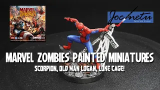 Marvel Zombies Painted Miniatures Part 7 ️ | Spider-Man, Scorpion, Old Man Logan & More!