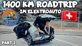 Schweiz City Tour Bern Roadtrip im Elektroauto Mustang Mach E