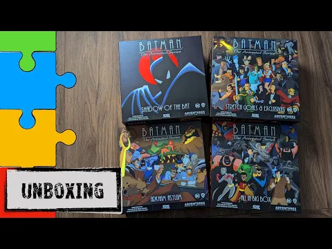 #Unboxing - Batman: The Animated Series (IDW 2021) | Kickstarter | Shadow of the Bat | Arkham Asylum