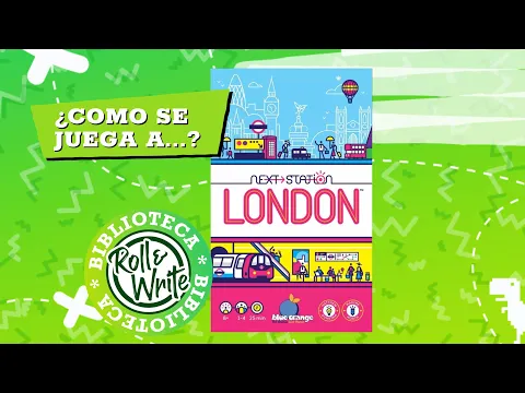 Como se Juega a Proxima Estación Londres en castellano (Juego de Mesa Flip & Write )