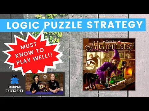 Alchemists Board Game - BEST Logic Puzzle Tutorial (VITAL part of the game, learn here!)