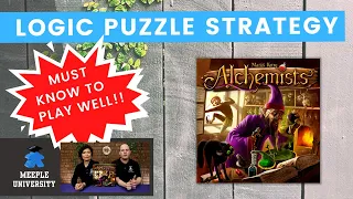 Alchemists Board Game - BEST Logic Puzzle Tutorial (VITAL part of the game, learn here!)
