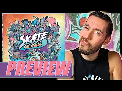 PREVIEW - Skate Summer from Pandasaurus Games