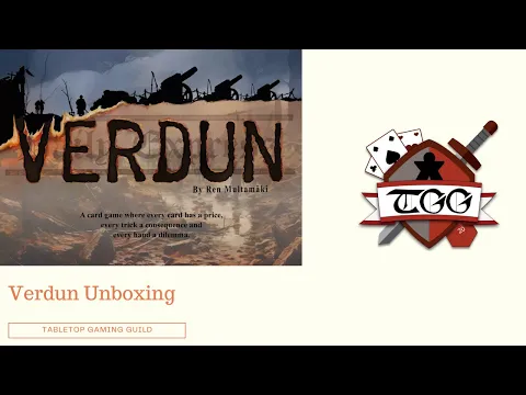 Verdun Board Game Unboxing
