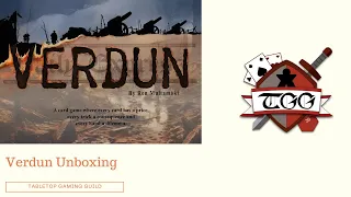 Verdun Board Game Unboxing