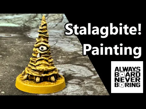 Painting Stalagbites Oldhammer Style for the Stalagbite! Board Game by Midlam Miniatures | Sponsored