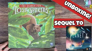 Unboxing of The Search For Lost Species - @RenegadeGameStudios Love 2 Hate #boardgames Review