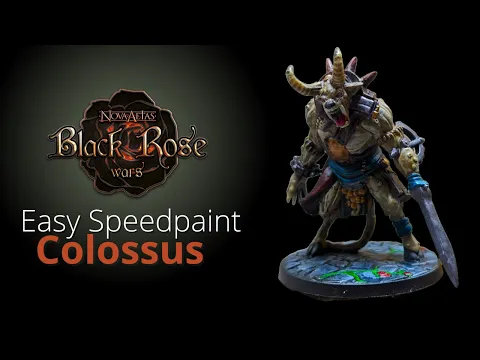 🎨Easy Speedpaint - Colossus- Black Rose Wars Rebirth⚫🌹⚔️