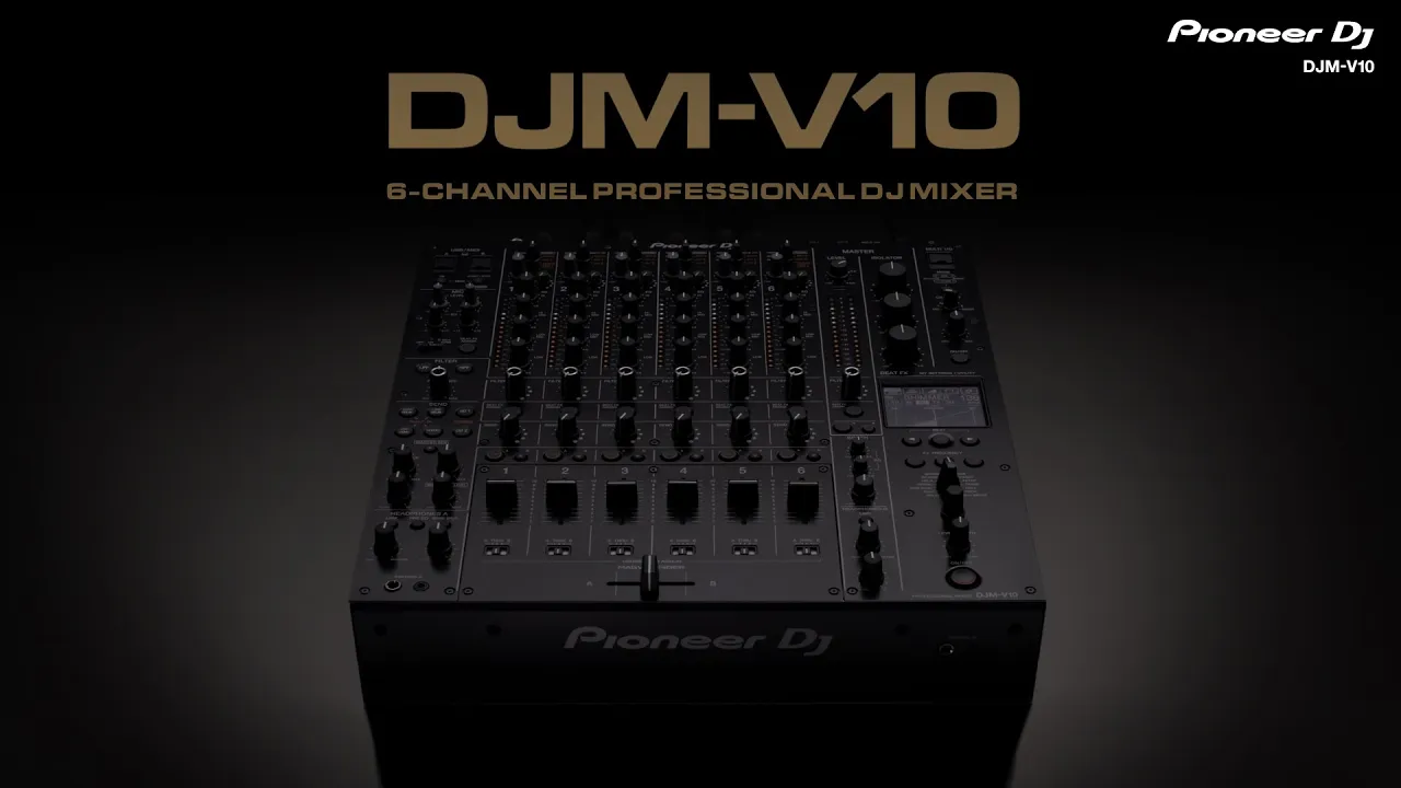 Product video thumbnail for Pioneer DJ DJM-V10 6-Channel Professional DJ Mixer