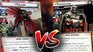 Falcon Justice vs Expert Task Master Marvel Champions Live Replay